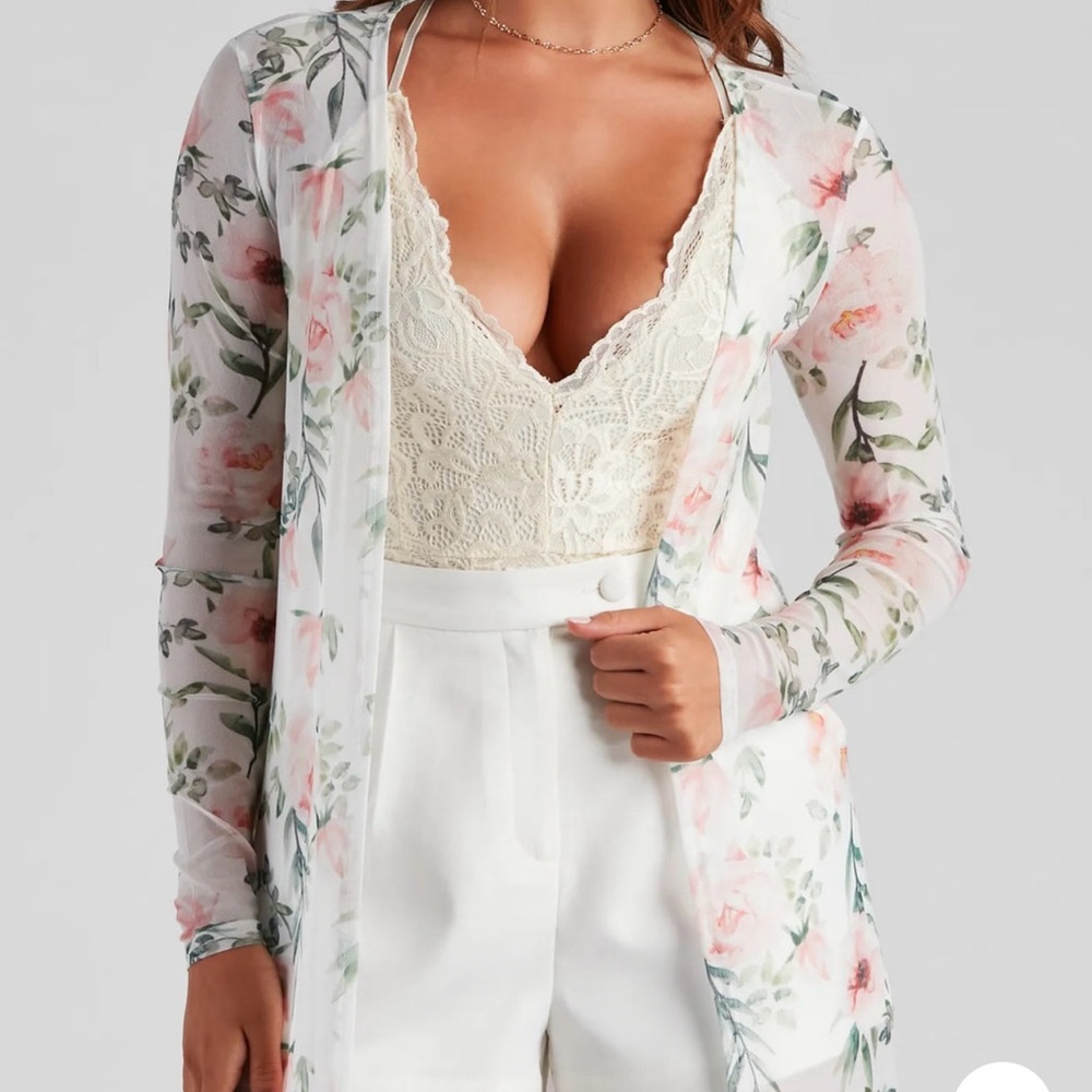 Windsor Floral Sheer Blazer